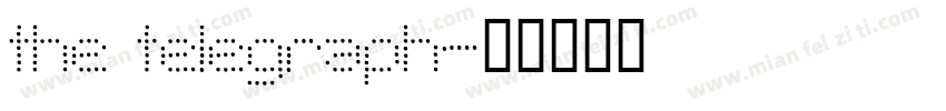 the telegraph字体转换